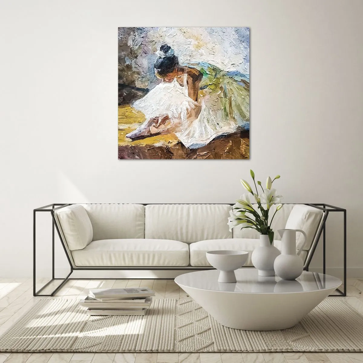 Obraz na skle - Z Degasovho obrazu - 60x60 cm