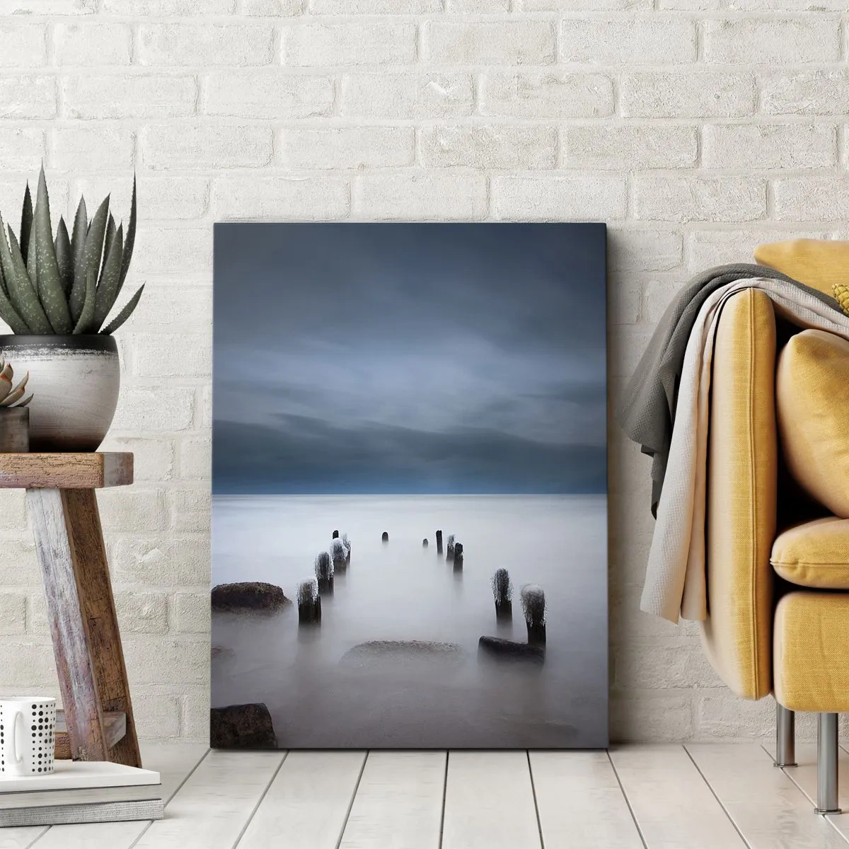 Obraz na plátne - Zamyslené jazero - 50x70 cm