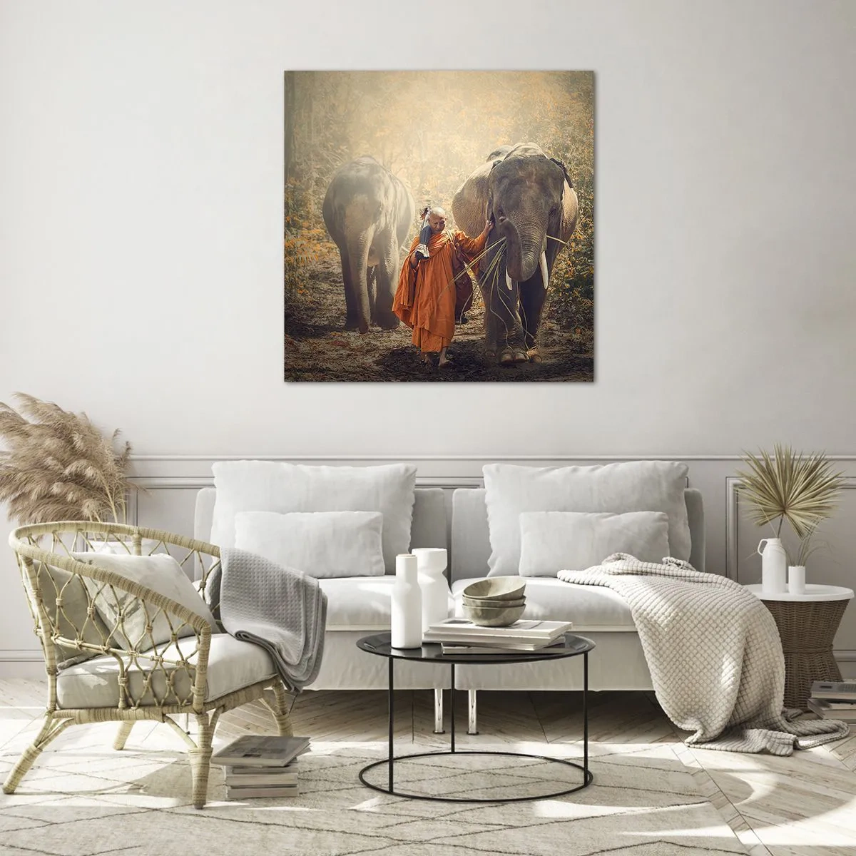 Obraz na skle - Plné pochopenie - 60x60 cm