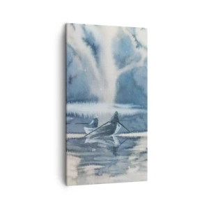 Obraz na plátne - Rybári vo svojom raji - 45x80 cm