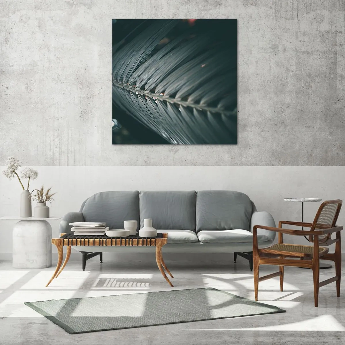 Obraz na skle - Presnosť prírody - 50x50 cm