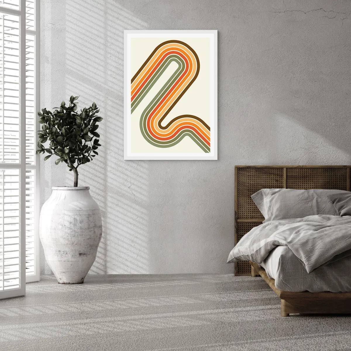 Plagát v bielom ráme - Kľučkovanie do cieľa - 50x70 cm