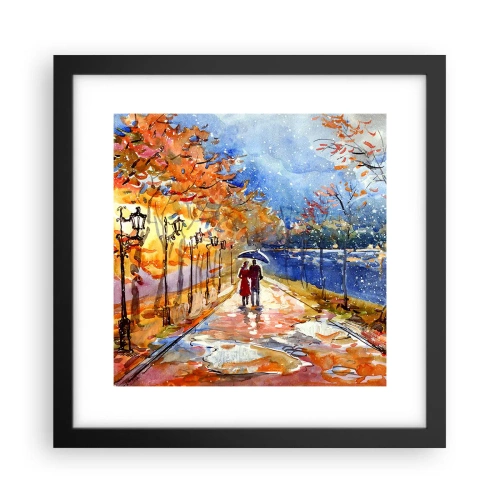 Plagát v čiernom ráme - Spoločne k hranici času - 30x30 cm