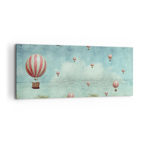 Obraz na plátne - Oslobodení od zhonu života - 100x40 cm