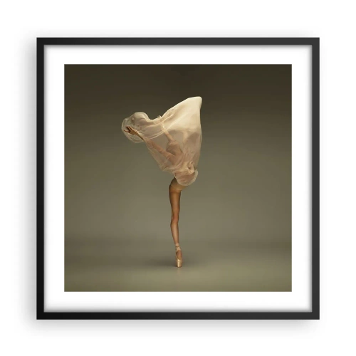 Plagát v čiernom ráme - Hneď poletí - 50x50 cm