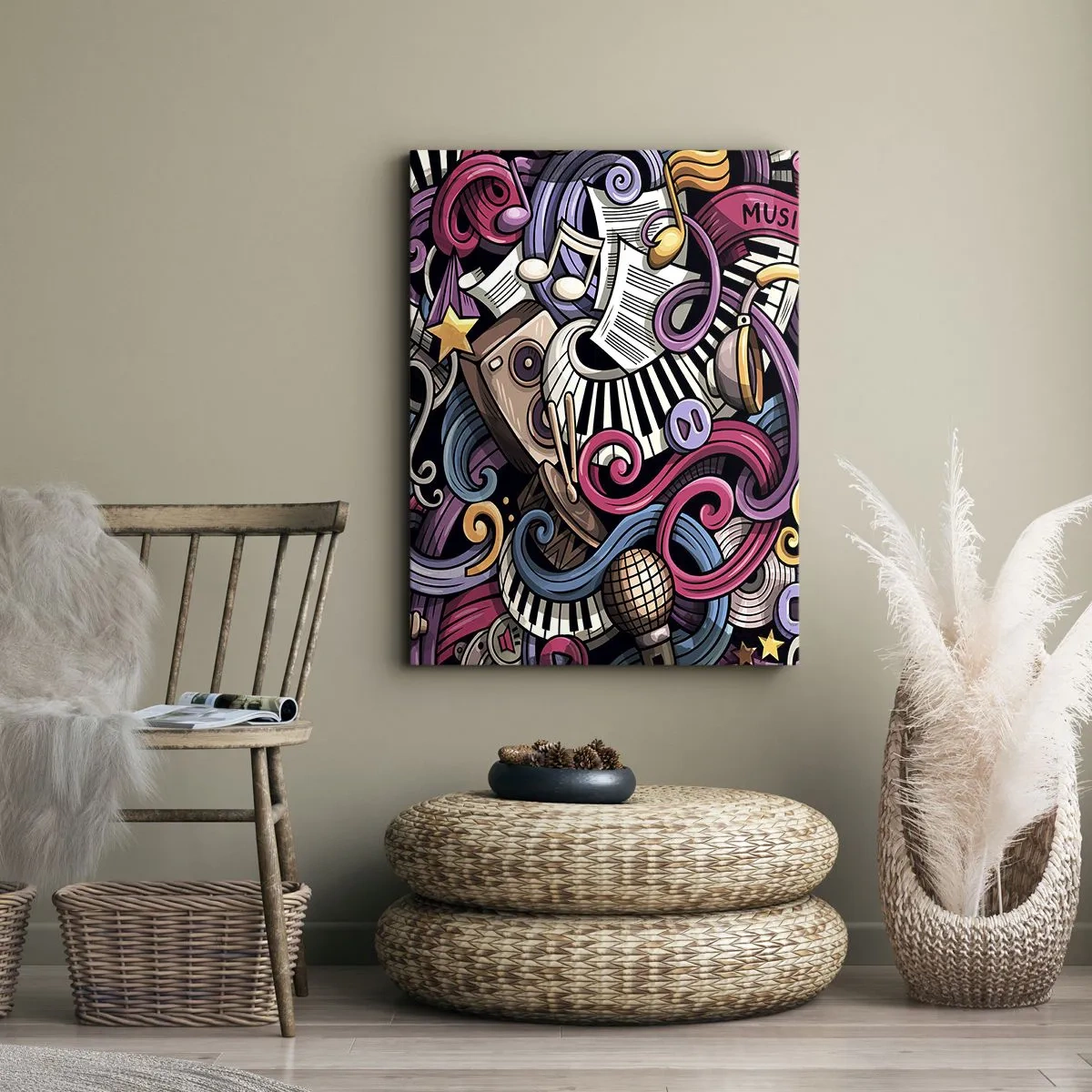 Obraz na plátne - Komplikovaná melódia - 50x70 cm