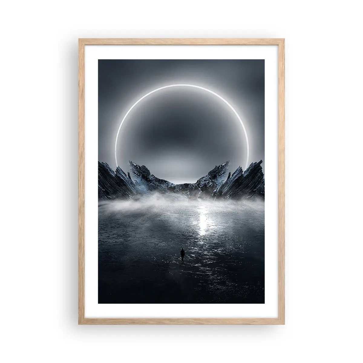 Plagát v ráme zo svetlého duba - Finále príbehu - 50x70 cm