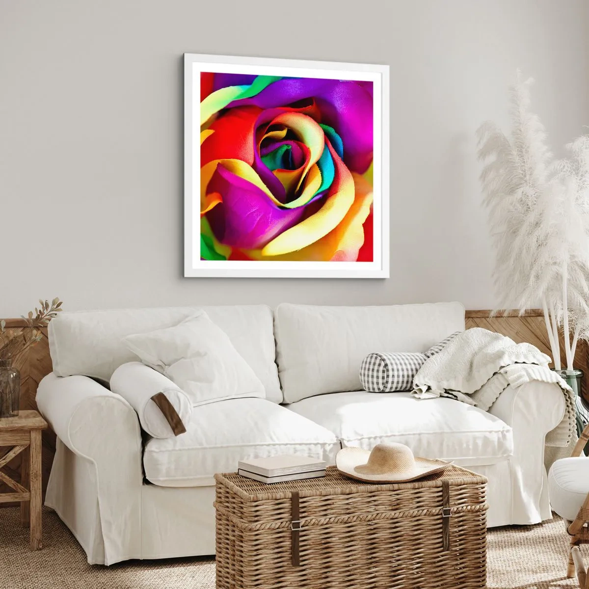 Plagát v bielom ráme - To nie je možné - 50x50 cm