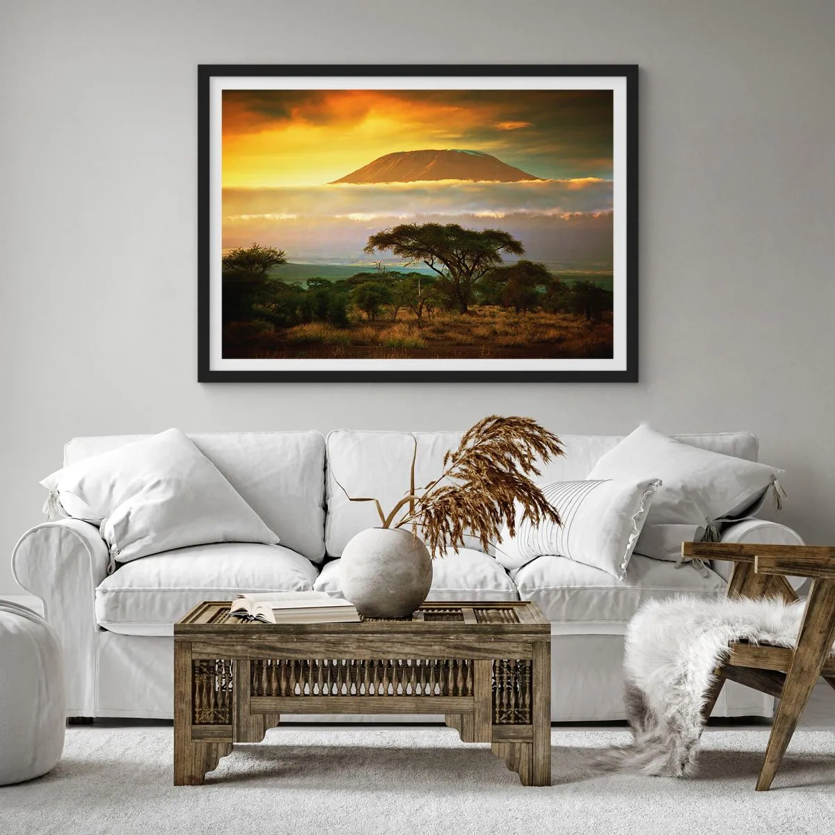 Plagát v čiernom ráme - Sen cestovateľa - 91x61 cm