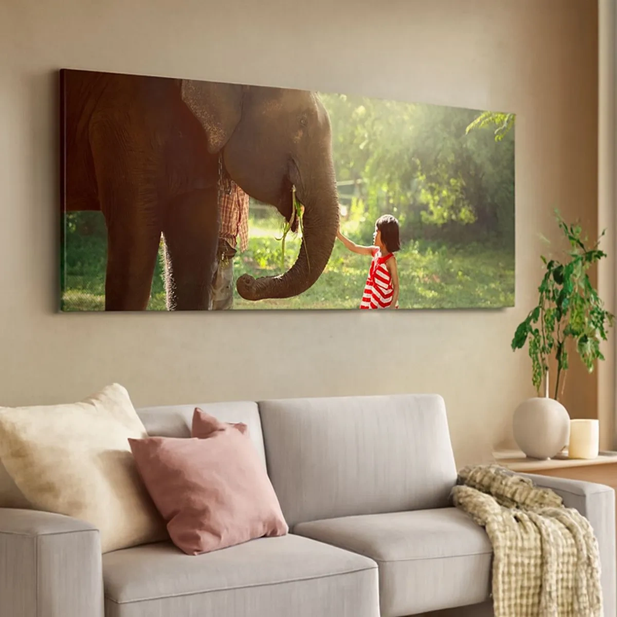 Obraz na plátne - Sila priateľstva - 100x40 cm