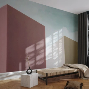 Fototapeta Premium Sand - Geometria slnečného leta - Budovy, Architektúra, Trojrozmerný - 300x210 cm