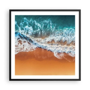 Plagát v čiernom ráme - Vždy pár - 60x60 cm