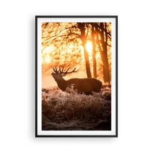 Plagát v čiernom ráme - Sen poľovníka - 61x91 cm