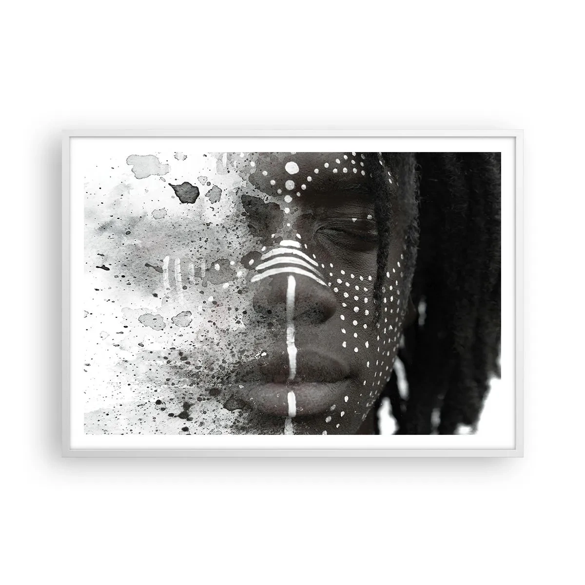 Plagát v bielom ráme - Objav pôvodného ducha - 100x70 cm