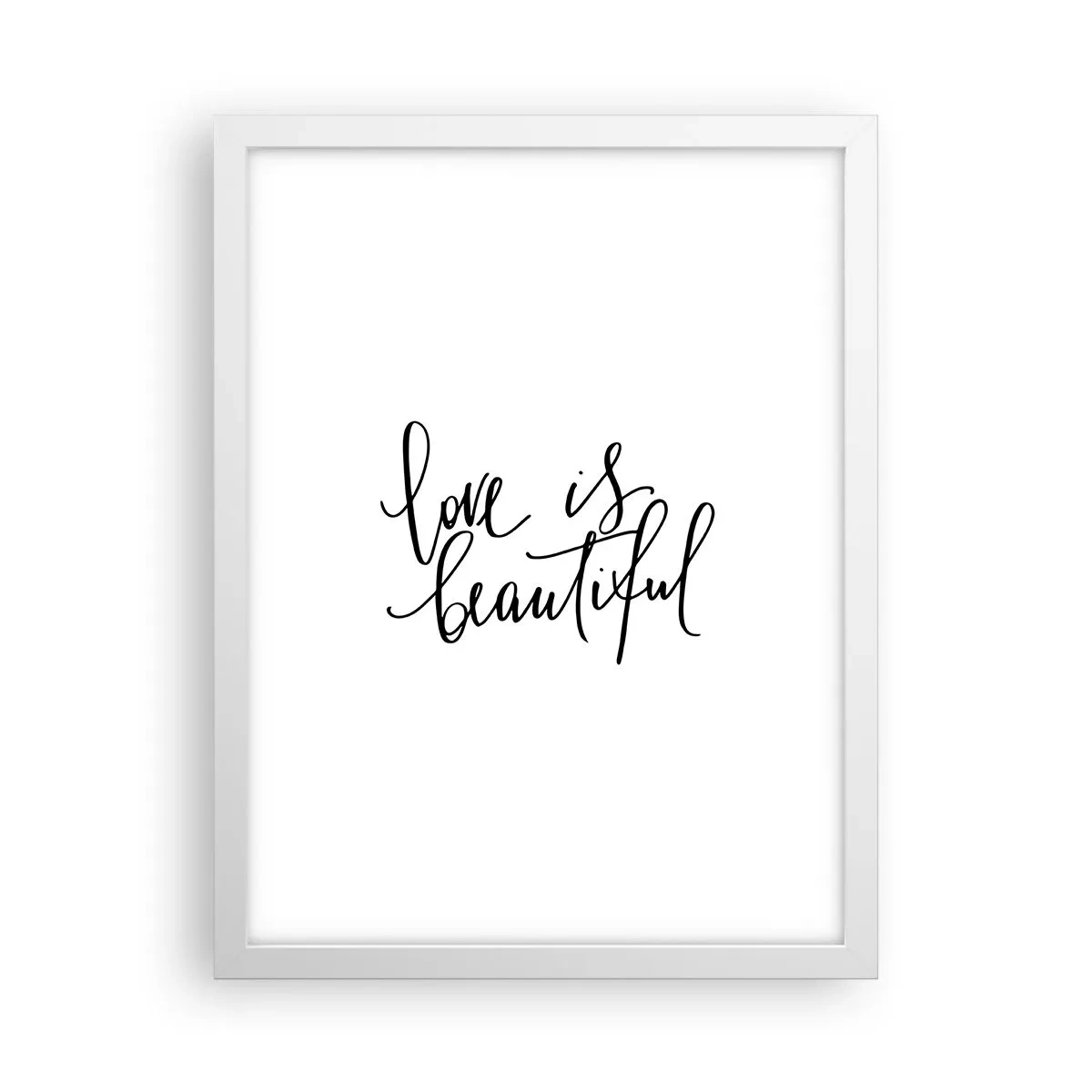 Plagát v bielom ráme - Prečítaj a zopakuj - 30x40 cm