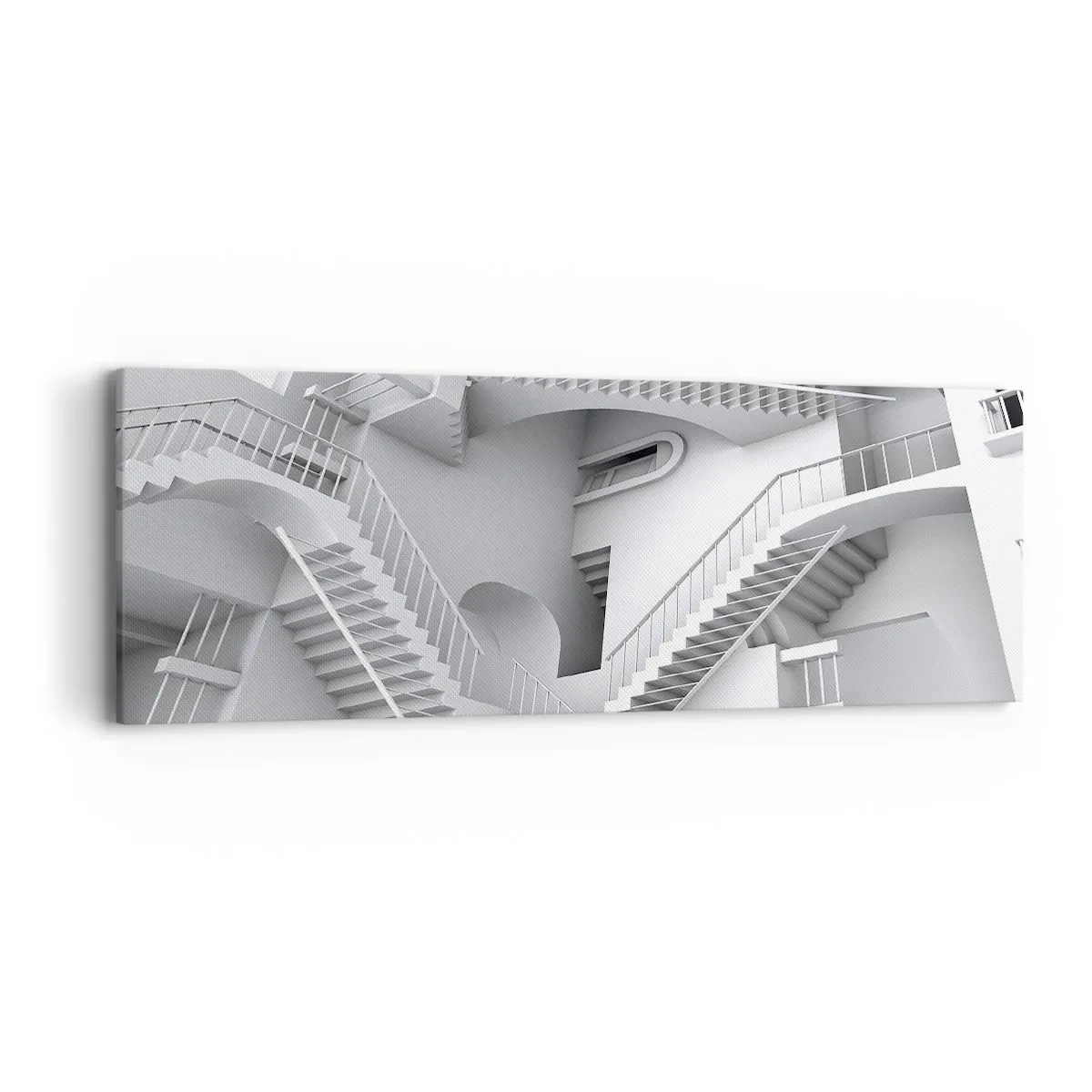 Obraz na plátne - Paradoxy prostoru - 90x30 cm