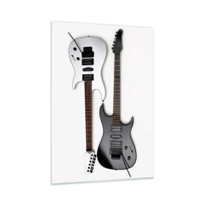 Obraz na skle - Harmónia tvarov - 50x70 cm