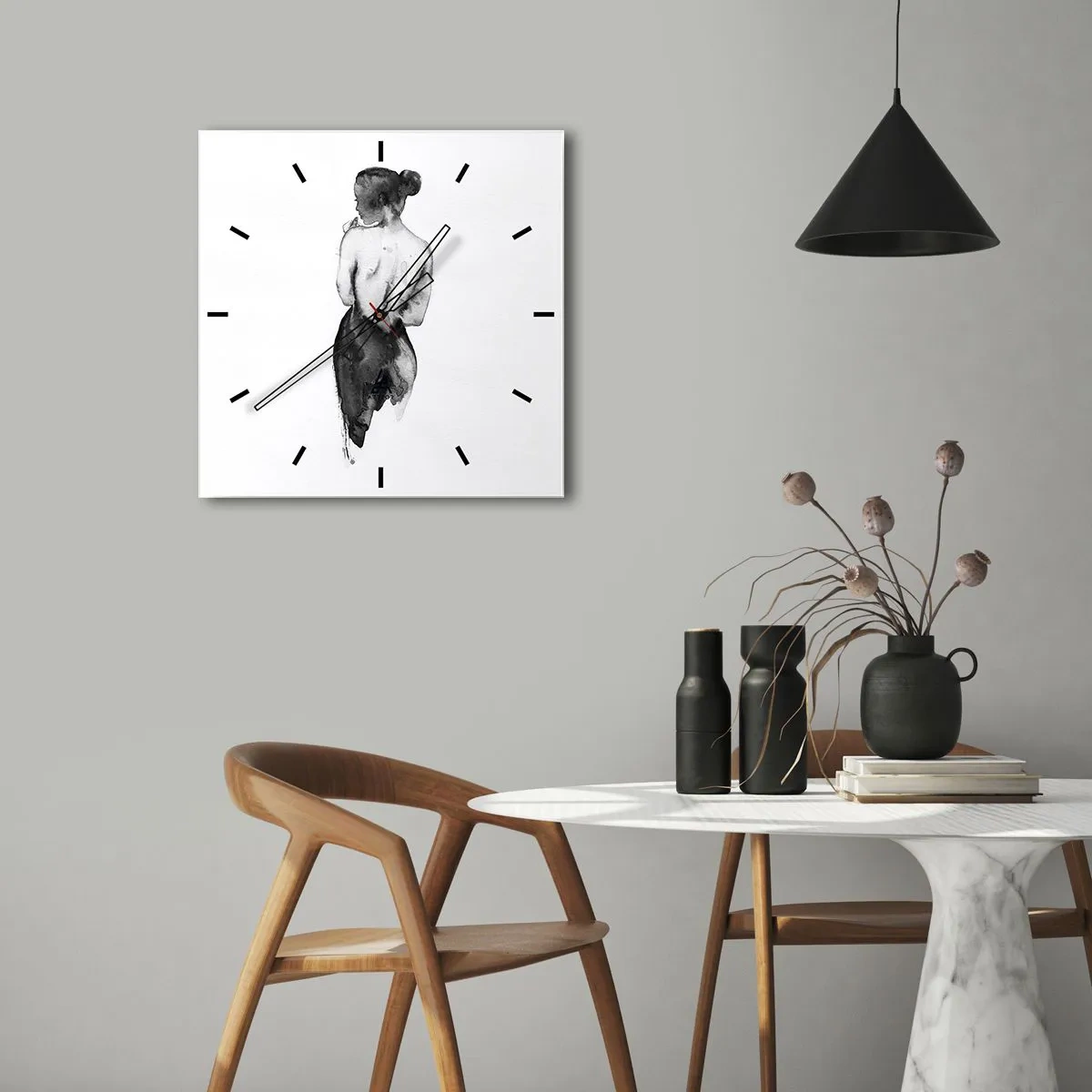 Nástenné hodiny - Miznúci svet - 30x30 cm