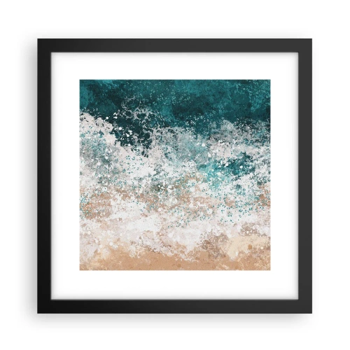 Plagát v čiernom ráme - Morské príbehy - 30x30 cm