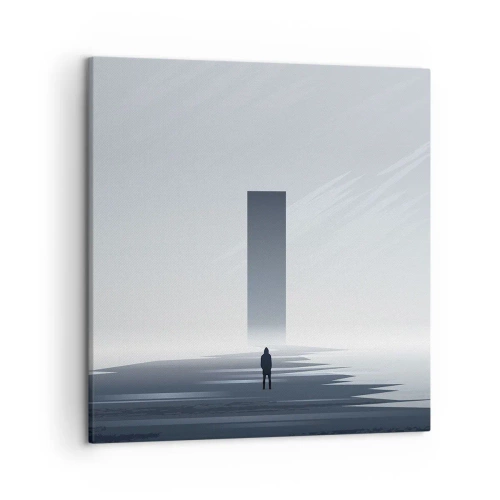 Obraz na plátne - Príležitosť alebo hrozba? - 50x50 cm