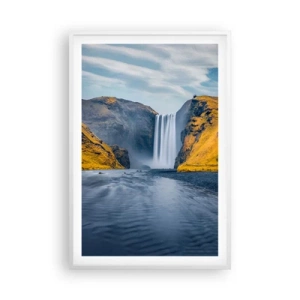 Plagát v bielom ráme - Večné trvanie, večný pohyb - 61x91 cm