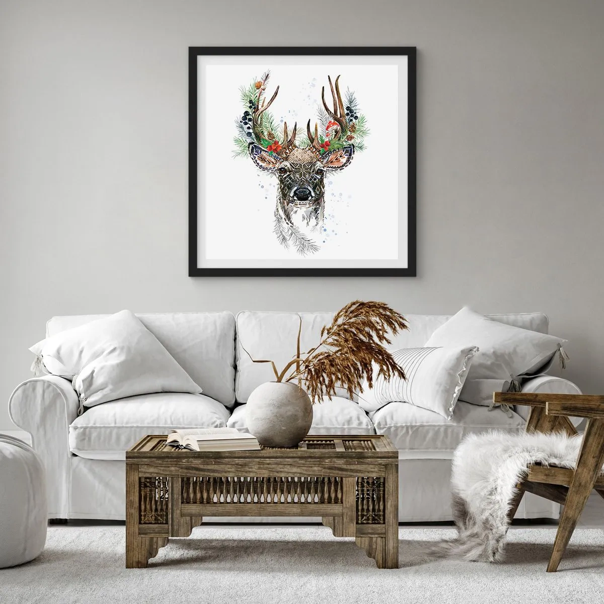 Plagát v čiernom ráme - V slávnostnom rúchu - 60x60 cm