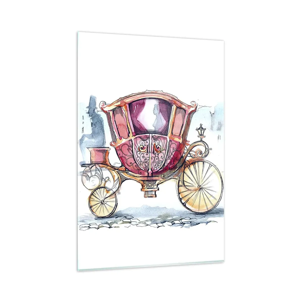 Obraz na skle - Na svadbu alebo na ples? - 80x120 cm