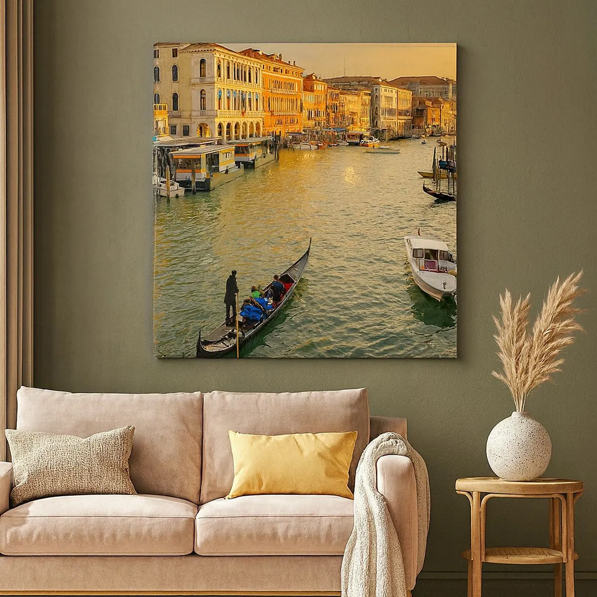 Obraz na plátne - Na slnečnej strane ulice - 30x30 cm