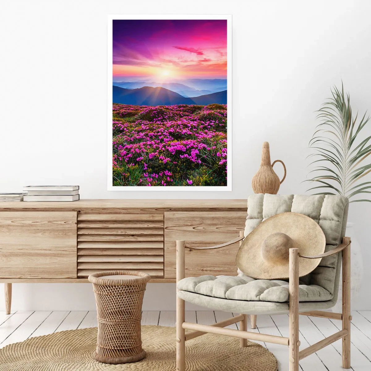Plagát - Zavoňali svieže púčiky byliniek z obilných polí - 70x100 cm
