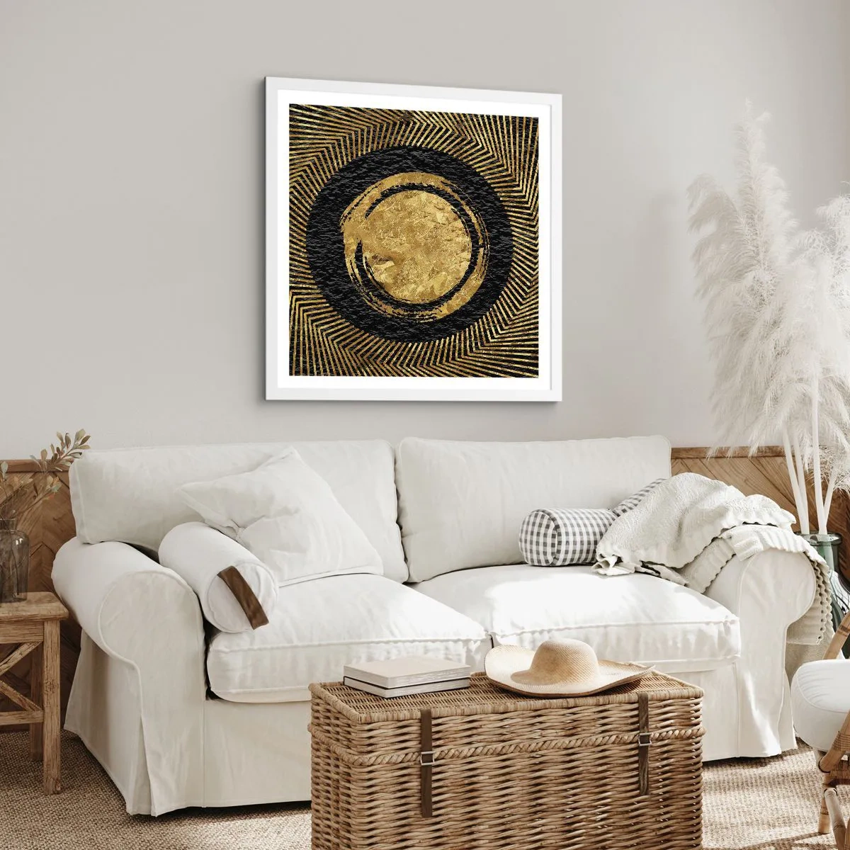 Plagát v bielom ráme - Glamour - 60x60 cm