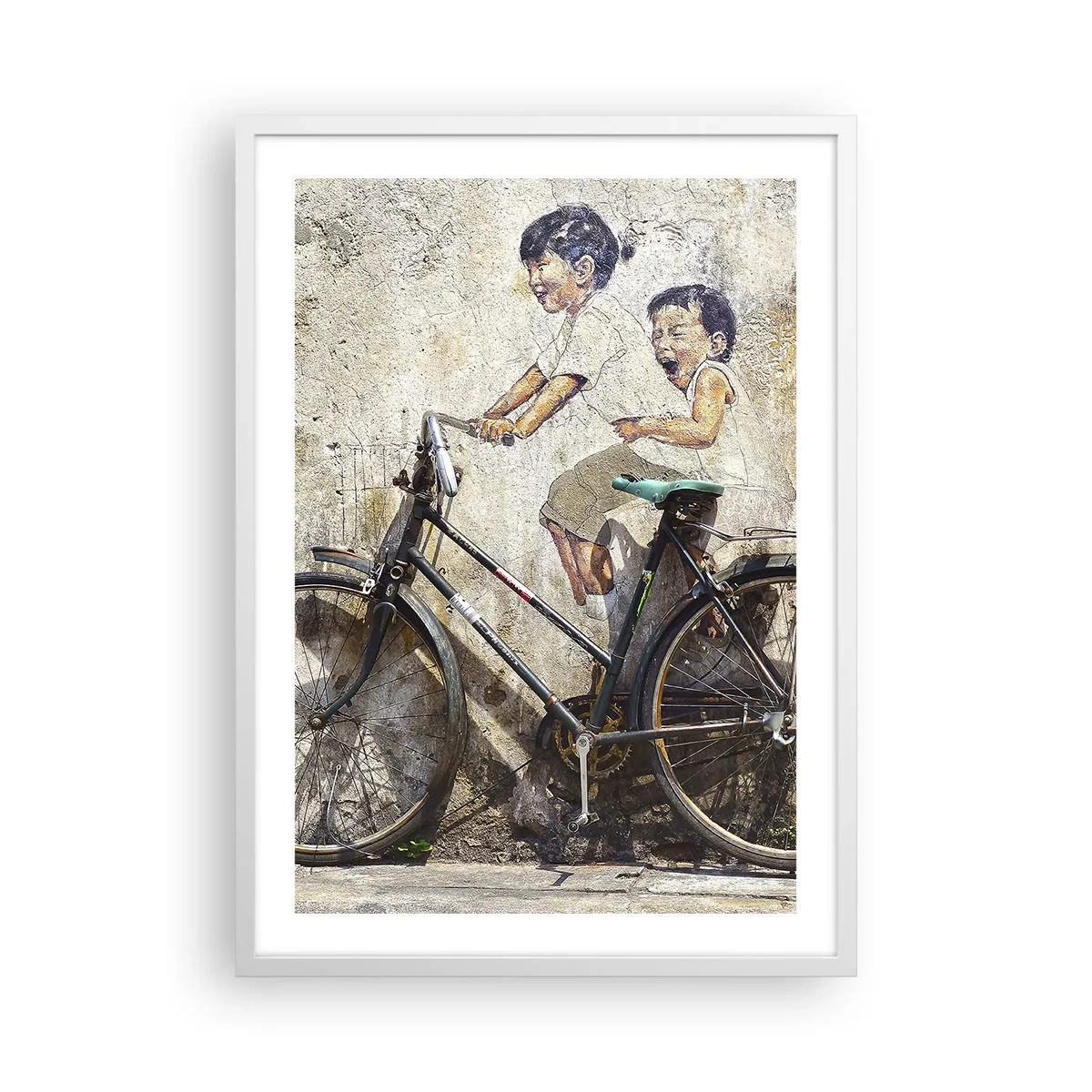 Plagát v bielom ráme - Pravda alebo klam? - 50x70 cm