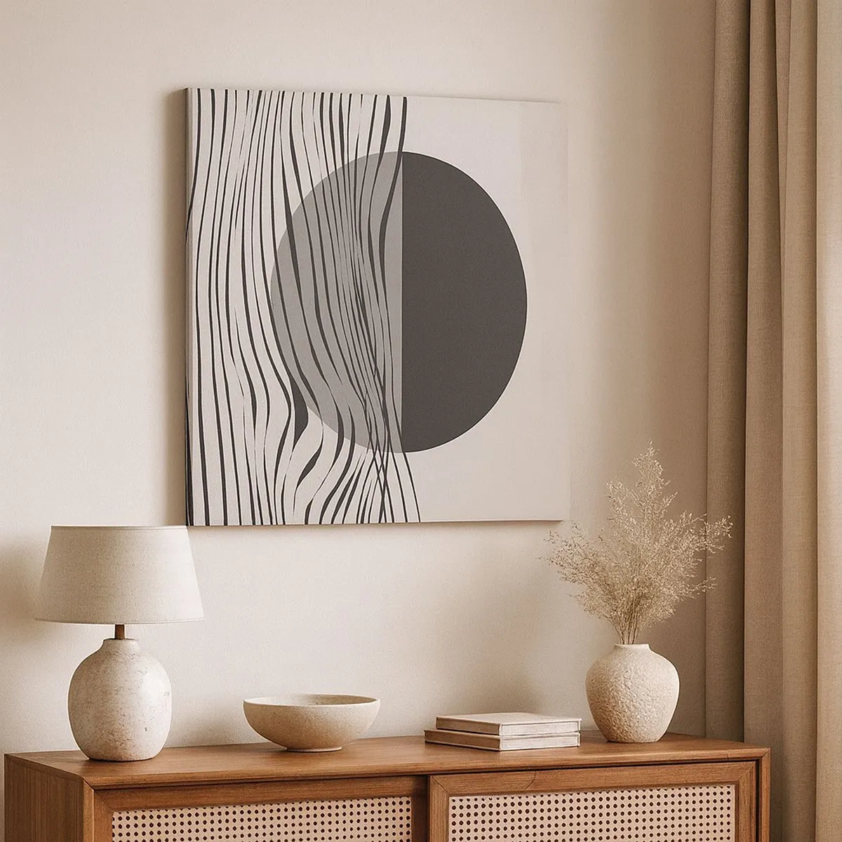 Obraz na plátne - Polovičná kompozícia - 30x30 cm