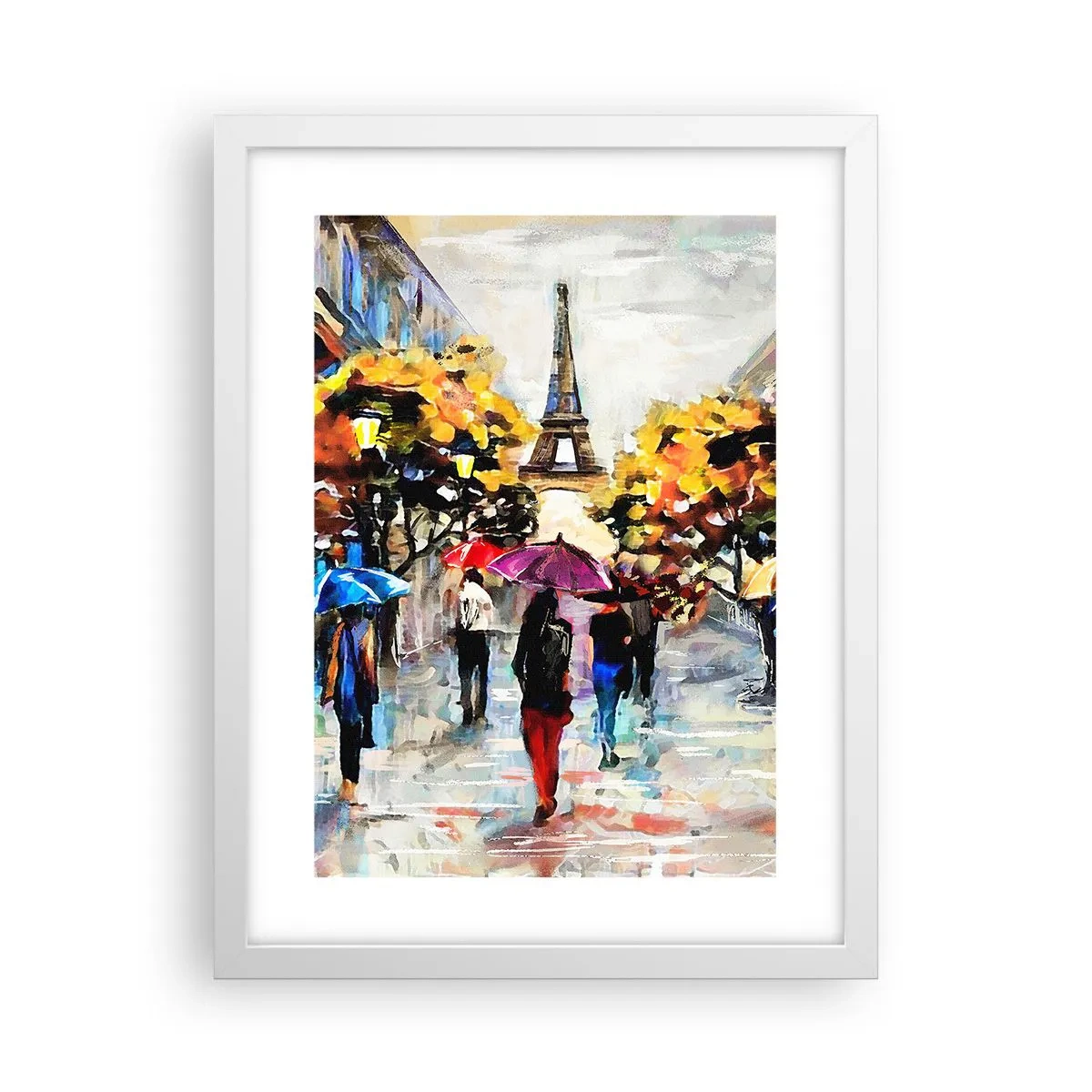 Plagát v bielom ráme - Na jeseň obzvlášť krásny - 30x40 cm