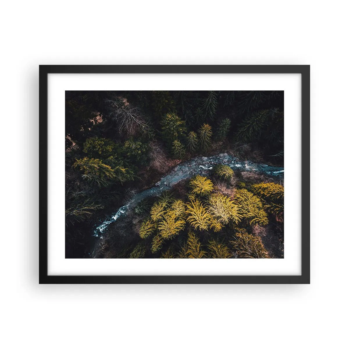 Plagát v čiernom ráme - Rýchlo, stále rýchlejšie - 50x40 cm