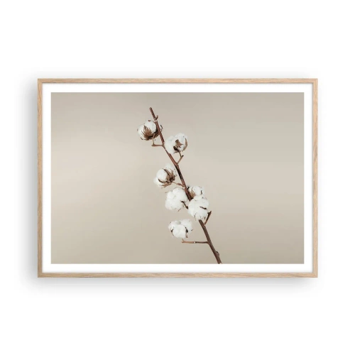 Plagát v ráme zo svetlého duba - Pri zdroji mäkkosti - 100x70 cm