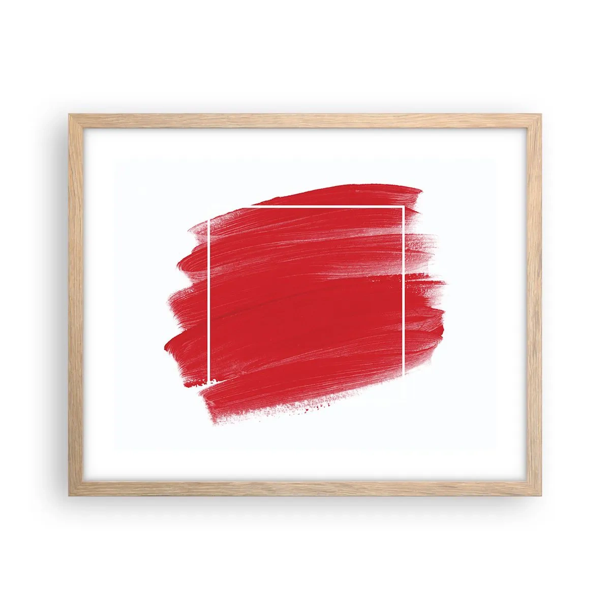 Plagát v ráme zo svetlého duba - Mimo rám - 50x40 cm