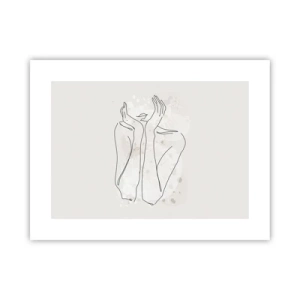 Plagát - Zasnený okamih - 40x30 cm