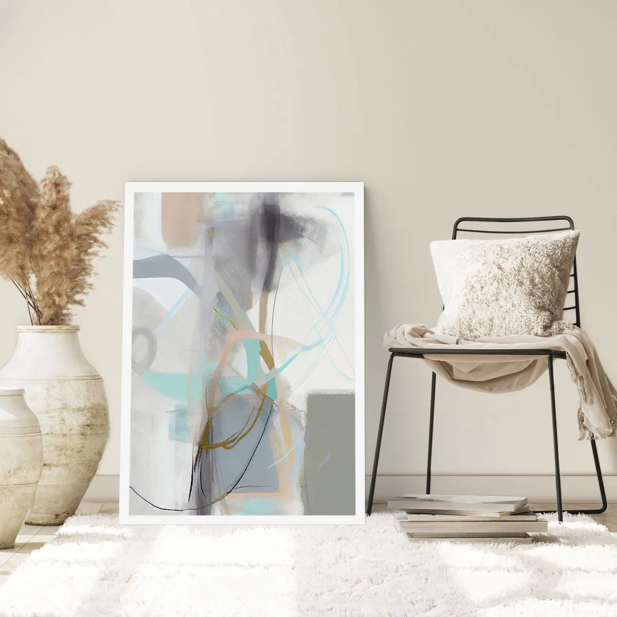 Plagát - Hmlistá abstrakcia - 70x100 cm