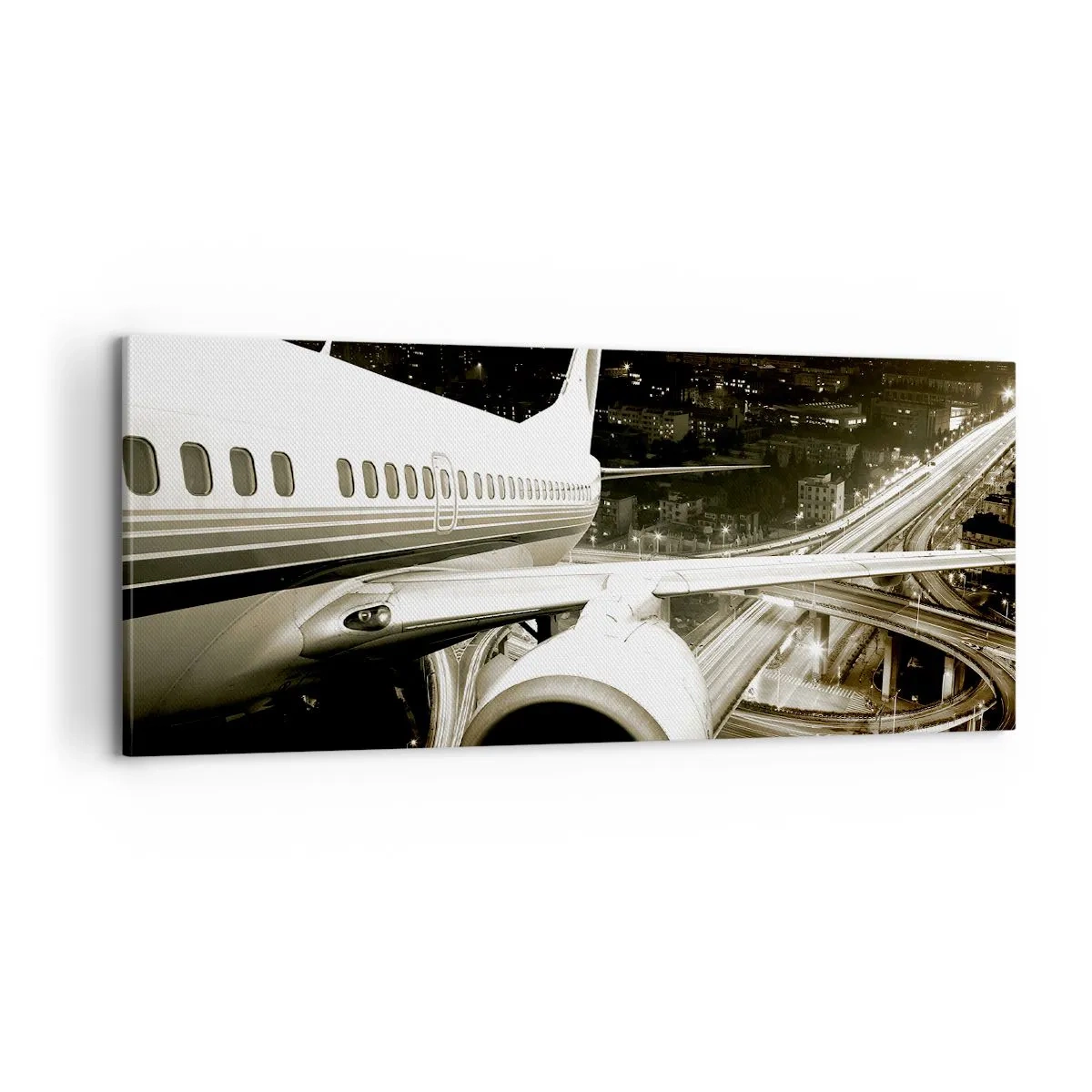 Obraz na plátne - Letieť do noci - 100x40 cm