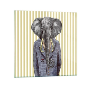 Obraz na skle - Elegantný od prírody - 60x60 cm