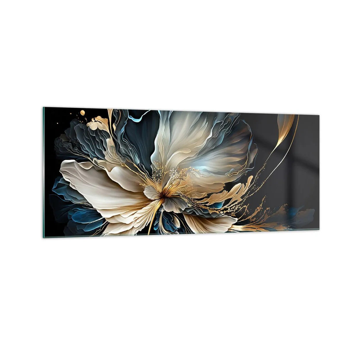 Obraz na skle - Rozprávkový kvet papradia - 100x40 cm