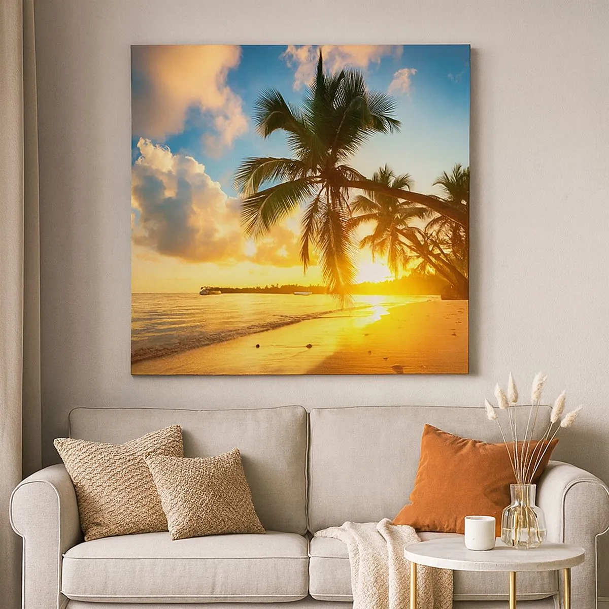 Obraz na plátne - Karibský sen - 30x30 cm