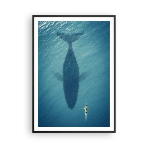 Plagát v čiernom ráme - Stretnutie na oceáne - 70x100 cm