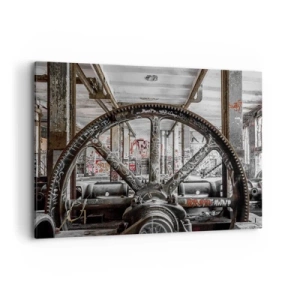Obraz na plátne - Tajný život továrne - 100x70 cm