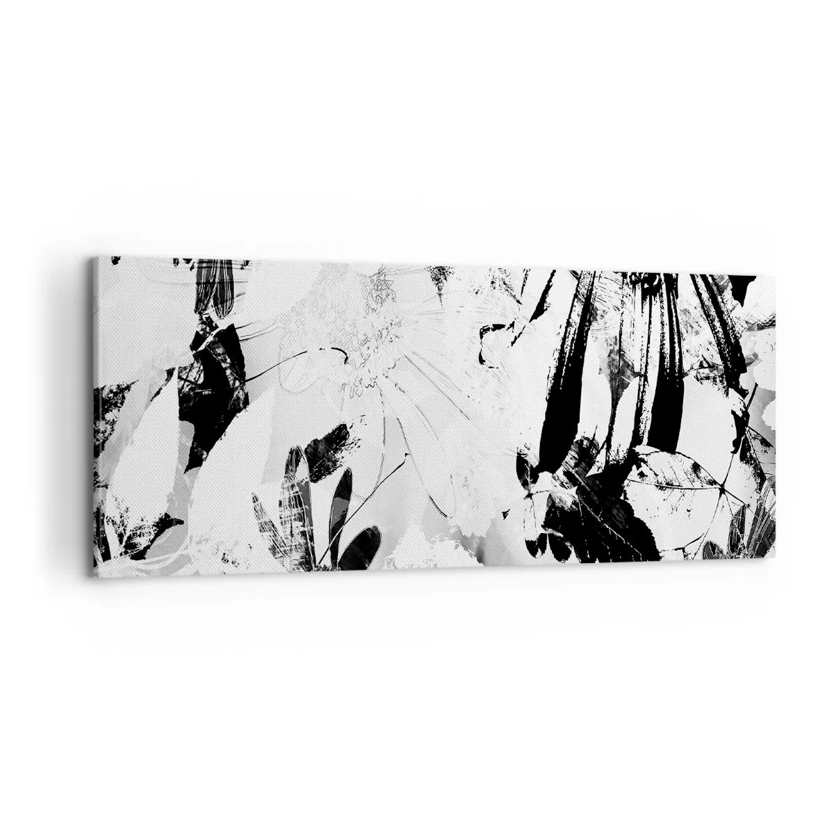 Obraz na plátne - Jeseň v negatíve - 100x40 cm