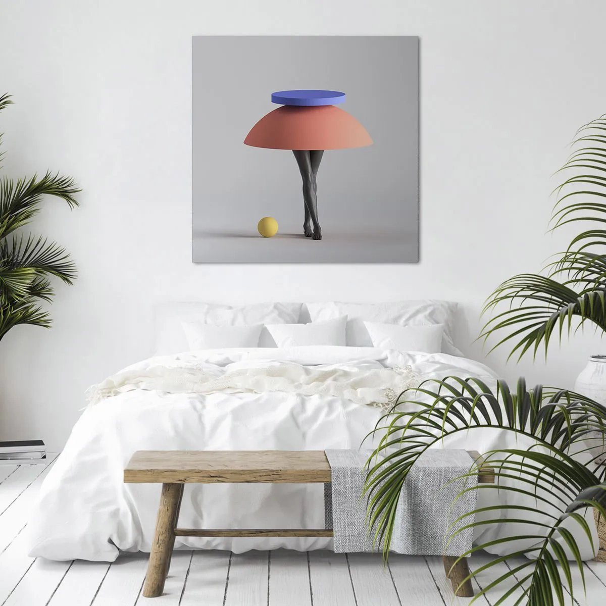 Obraz na plátne - Surrealistická kompozícia - 40x40 cm