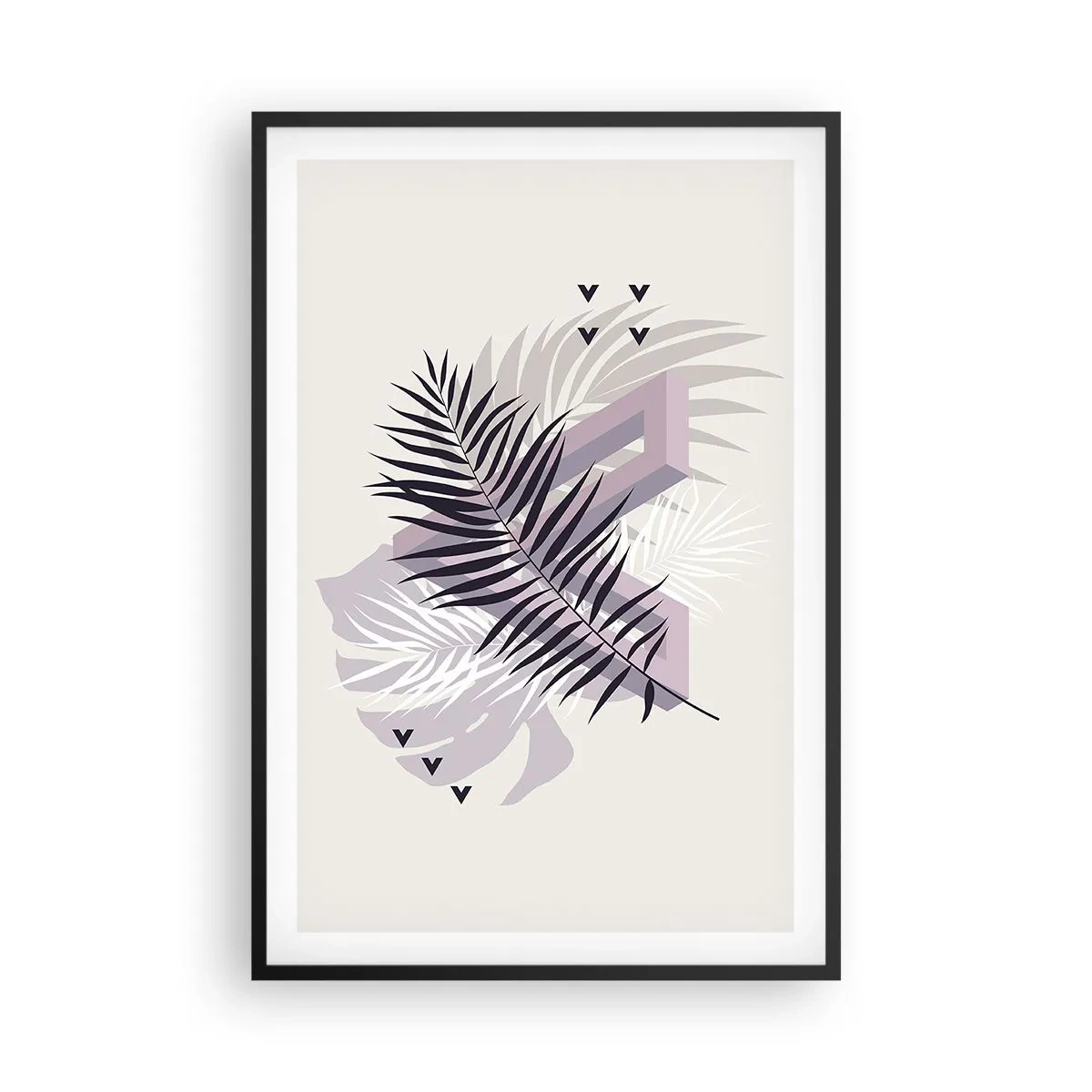 Plagát v čiernom ráme - Tieň tieňa - 61x91 cm