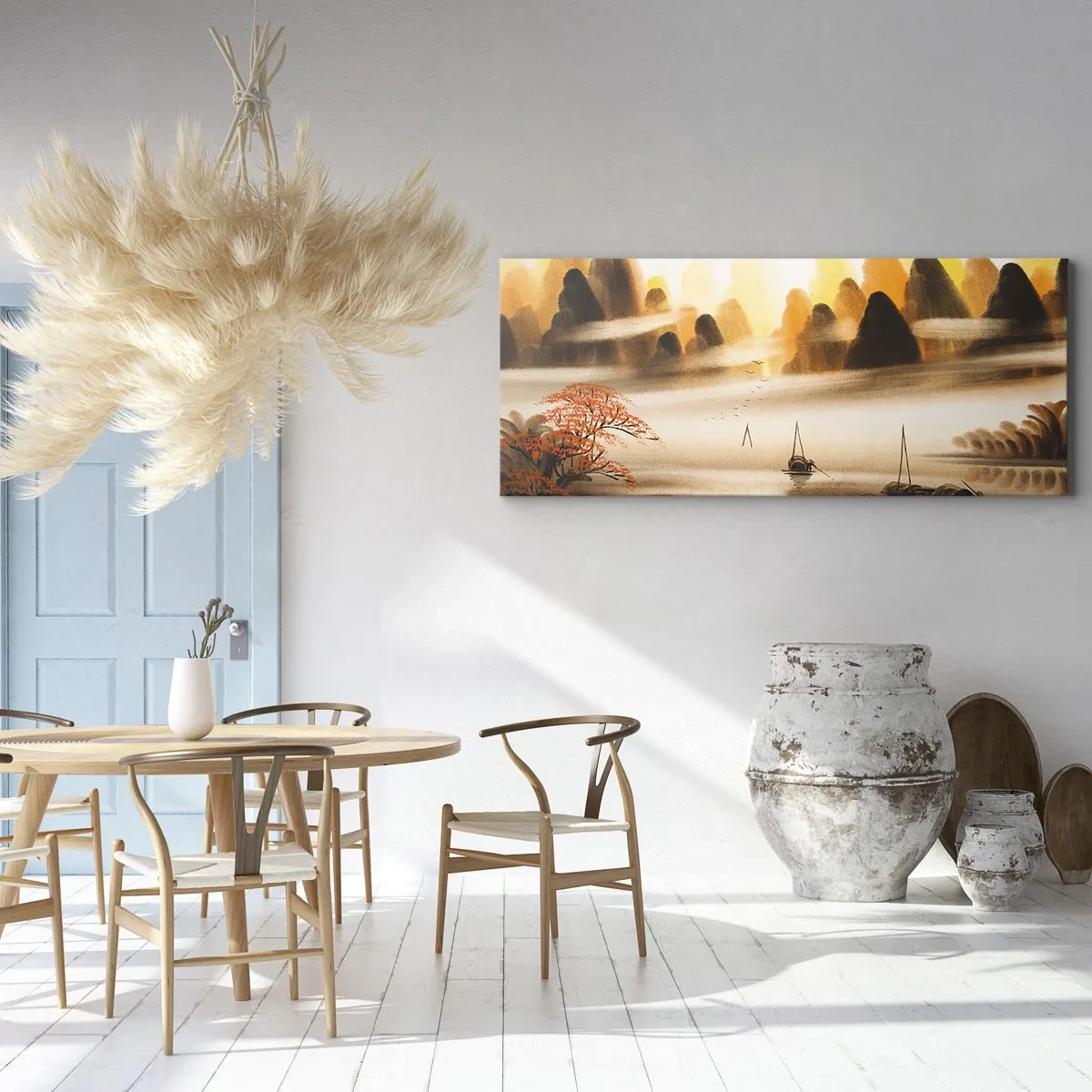 Obraz na plátne - Ďalej ako na Ďalekom východe - 160x50 cm