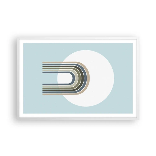 Plagát v bielom ráme - Neodolateľná príťažlivosť - 91x61 cm