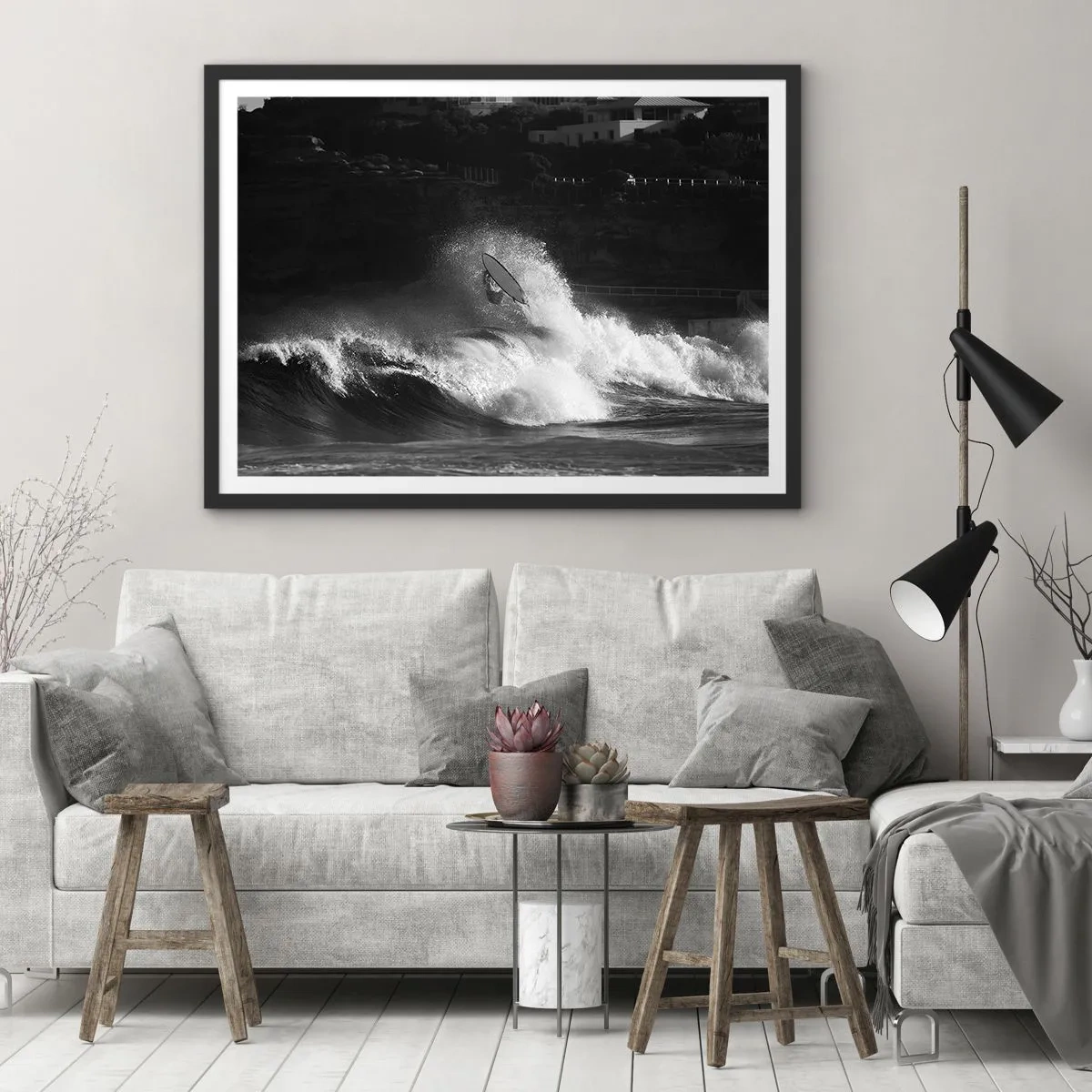 Plagát v čiernom ráme - Výzva prijatá! - 70x50 cm